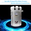 WF 018 Wireless Remote Control Lock Security Invisible Keyless Door Entry Intelligent Lock Zinc Alloy Metal with 4