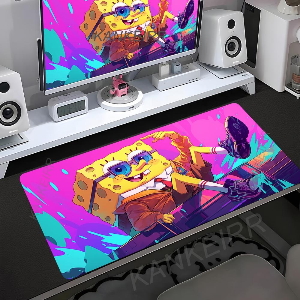 New Premium SpongeBob SquarePants Mouse Mat Patrick Star Cartoon Girl Desk Mat Office Computer Keyboard Mat Non-slip Table Mat
