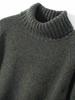 Women's Thickened Cashmere Sweater: High Neck, Loose Fit for Autumn & Winter, Warm Base Layer, Casual Knitwear