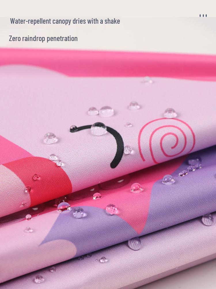 Kids' Adorable 3D Umbrella: Safe, Dual-Use Sunshade & Rain Cover