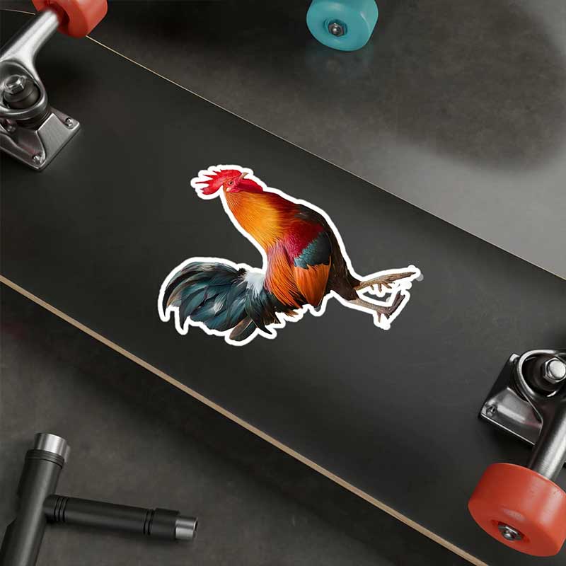 Rooster Vinyl Decal Farmhouse Decor Car Sticker Waterproof Outdoor Car Bumper Window Notebook Computer Decoration Decals SH1219