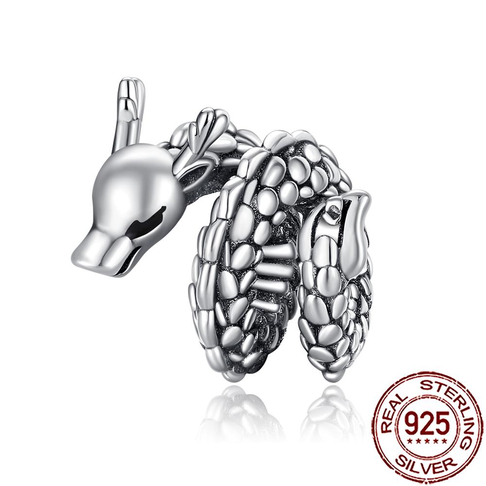 New Charms Copper Cat Dog Flamingo Chameleon Axolotl Animal Beads Fit Bracelet Necklace Women Diy Jewelry