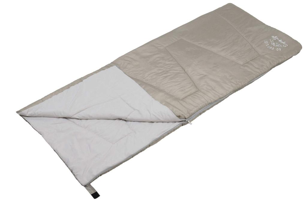 CAPTAIN STAG Sleeping Envelope Use Temperature 800g Cushion Sleeping Monte Bag, Type, [Minimum 12°C], Filling, Washable, Bag, Khaki, UB-25