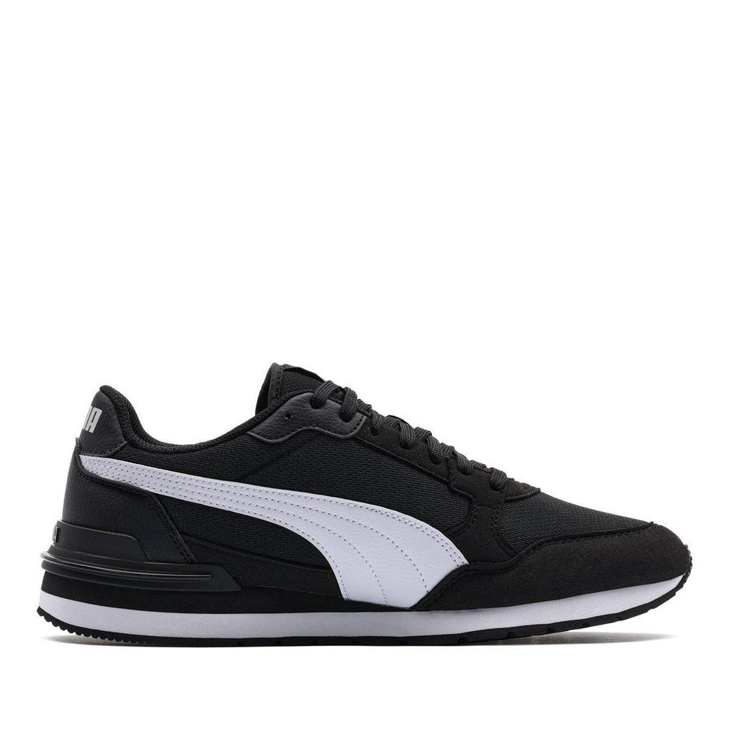 Puma ST Runner V4 Mesh Unisex Schwarz Weiß Silber 399666-01