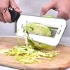 Potato And Carrot Shredder Stainless Steel Vegetable Peeler, Sharp Double-Blade Anti-slip Handle Design Dual Purpose Slicer Multi-functional Julienne