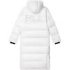 Fila Fitness Series Waterproof Windproof Warm Down Jacket Men Outerwear Standard-White A51M441901F-WT