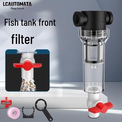 Aquarium Fish Waste Collector & Self-Draining Tap Water Sediment Pre-Filter