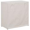 VidaXL Shoe Cabinet with Cover White 79x40x80 Cm Fabric