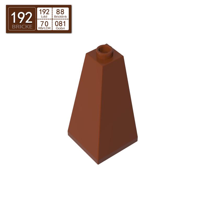 BRICKE 2x2x3 Corner Slope Brick, Compatible with Lego 3685, Ideal for MOC Building and Educational Use 50g (~22 pcs)