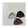 New Baby Woolen Cap Thin Knitted Melon Rind Cap  Retro and Stylish Children's Pullover Cap for Men