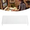 Monitor Riser 50lb 3.5inch Height Improve Sitting   Reduces Neck Eyes Pressure Space Saving Acrylic Computer Stand for Bedroom Study
