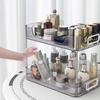 Organizador de maquillaje de escritorio, estante para cosméticos, perfumes y labiales, estilo simple