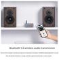 FosiAudio BT20APRO Dual-Channel Bluetooth 5.0 Amplifier with High/Low Frequency Adjustment