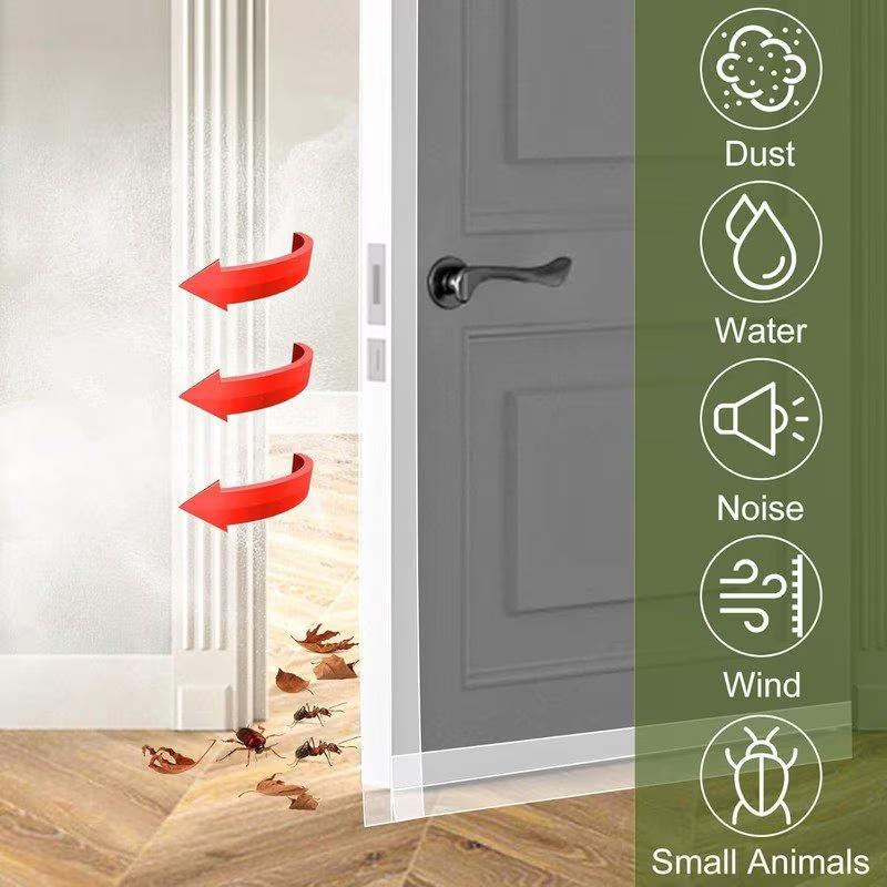 1pc 1/3metersT- Shaped Clear Seal Strip for Doors Windows and Shower Glass Gaps, Shower Glass Door Seal Strip