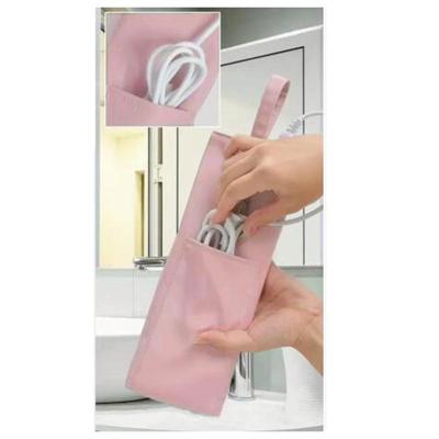 Portable Hair Curler Storage Bag High-Temperature Resistant Heat-Insulating ZipperedHair Curler Storage Bag For Household Travel