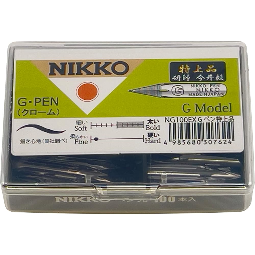 Tachikawa Pin Manufacturing Перо для G-Pen Nikko, Премиум Качество, Упаковка 100 шт., NG100EX