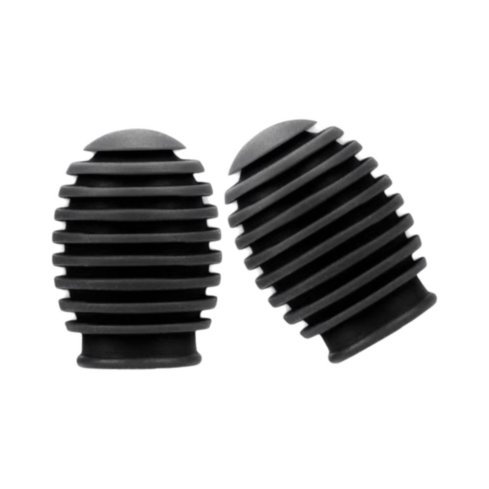 2Pcs Weakened Sound Drum Mute Silicone Drumstick Head Protective Cover Percussion Instrument