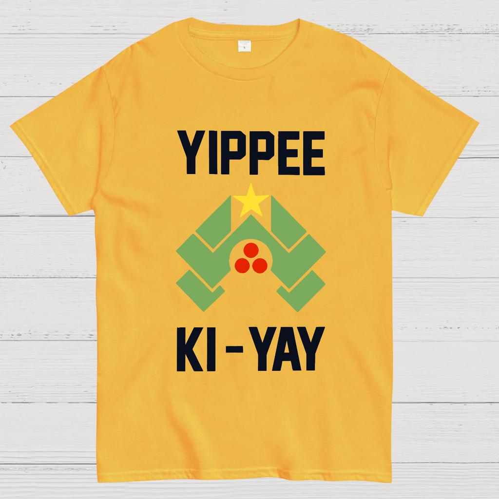 Yippee Ki Yay Christmas Cotton Summer Casual Cool Loose T-Shirt