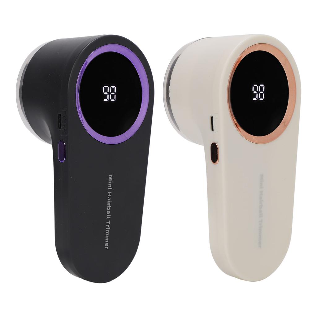 Electric Lint Remover Rechargeable Fabric Trimmer with Digital Display for Removing Fuzz for Clothes
