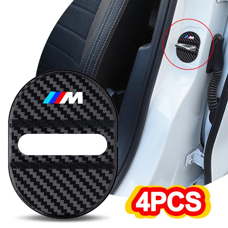 FA3-4db Szénszálas Autóajtó Némító Csillapító Párna ABS Autóajtó Zár Csatt Fedél BMW M M3 M5 M6 X3 E46 E90 E39 F10 F20 F30 G20-hoz