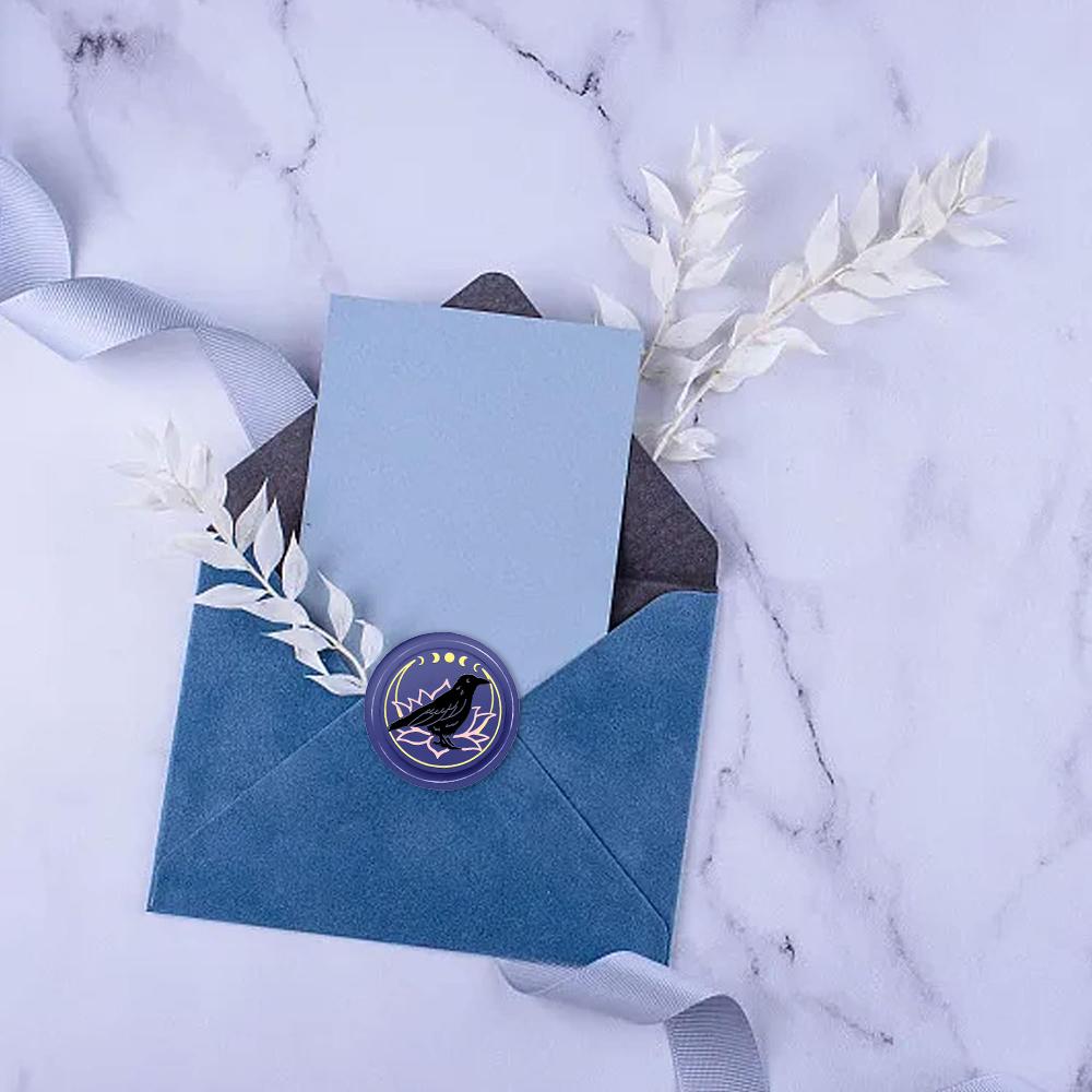 Birds Series Wax Seal Stamp Pigeon, Eagle, Owl, Crow Vintage Wax Seal Stamp Brass Heads for Wedding Envelope, Invitation Decorat