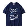Birds of A Feather Hit Me Hard and Soft Album Print T Shirt Male Casual Oversized Tops Tees Unisex Women Hip Hop Fashion Tshirts