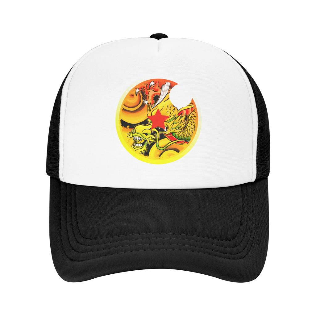 Dragon Ball Z Mesh Baseball Caps Adult Outdoor Trucker Hat Dad Hat Adjustable Snapback Caps Racing Cap Washable Trucker Hat