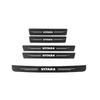 AAGK1 Carbon Fiber Car Sticker Car Door Trunk Protective Strip Anti Scratch Decal for Suzuki VITARA Logo Car Accessories