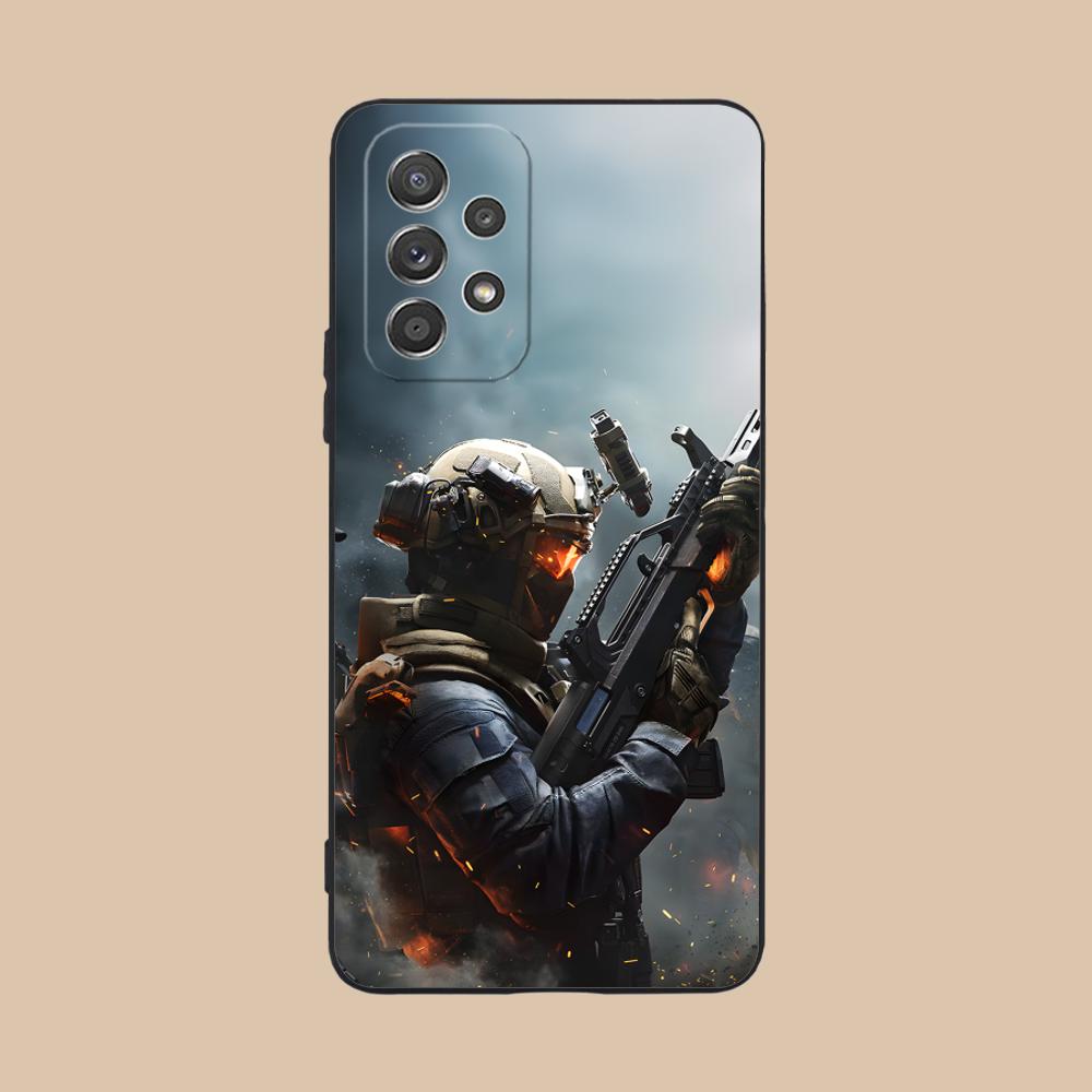 Game Delta Force Matte TPU Mobile Phone Case for Samsung Galaxy M55 54 42 35 34 33 32 23 22 15 14 13 12 F55 5G Colorful Cover