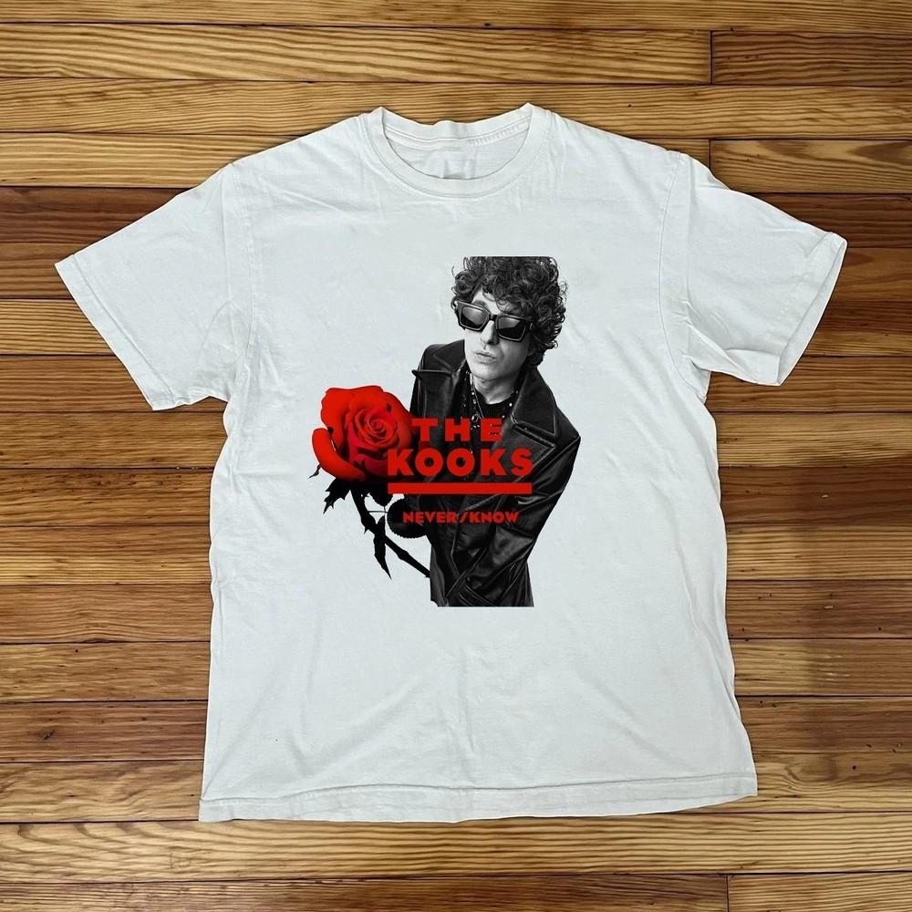 NEW The Kooks Tee, The Kooks - Never Know Album White All Size Shirt BT1816 Unisex T-Shirt XXXXL