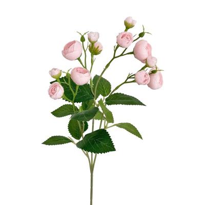 12 Head Artificial Peony Flower Bouquet Realistic Faux Silk Peony Floral Arrangement for Home Wedding Table Decoration