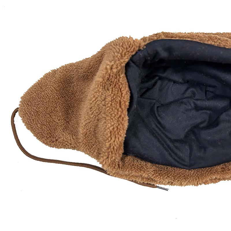 Domo Kun Sprint Autume Brown Hat Ushanka Hat Cute Winter Hat for Boys Girls Kids Cartoon Anime Cap Gorras