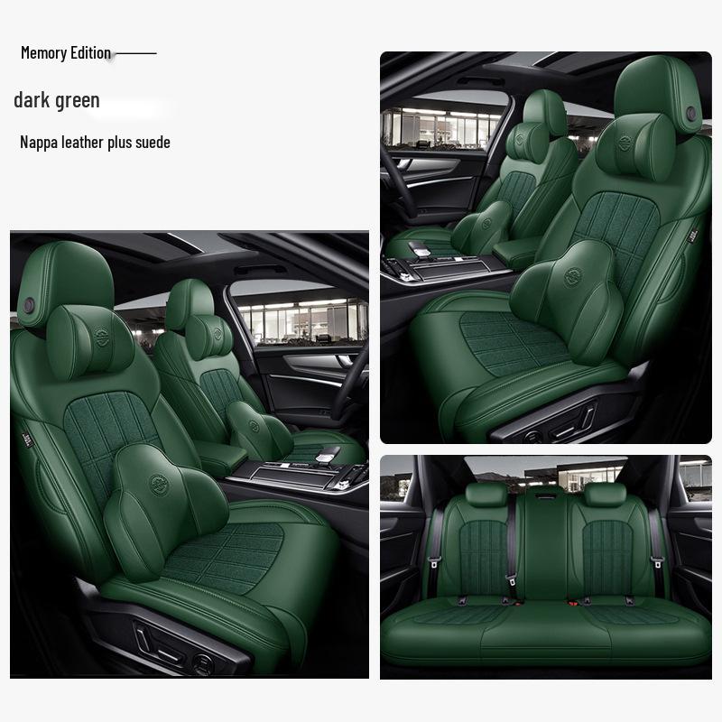 Universal Suede Car Seat Cover: Full Coverage, Ventilated, All-Season Cushion
