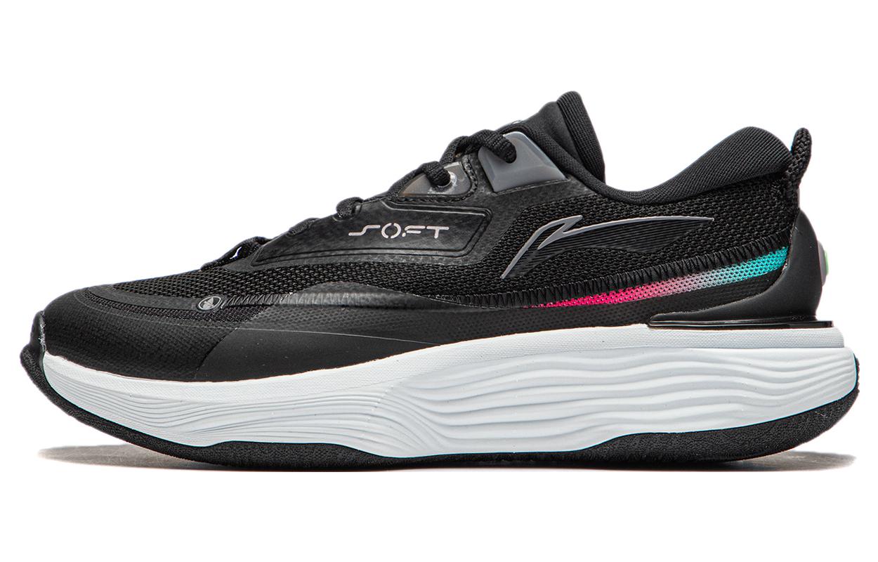 Li Ning SOFT WARM Textile, TPU Comfortable Low top Casual Shoes Women s Black AGLT122-1 36