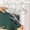 Bold And Thickened Hanger Solid Household Plastic Drying Rack Non-Marking Non-Slip Wardrobe Clothes Hanging Adult Drying Clothes Support