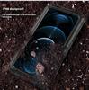360 Full Protection IP68 Level Waterproof Shockproof Mobile Phone Cover Case for Iphone 16 Pro Max 15 14 13 12 11 With Screws