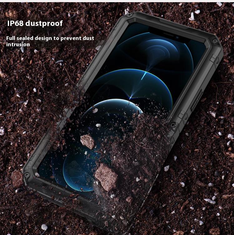 360 Full Protection IP68 Level Waterproof Shockproof Mobile Phone Cover Case for Iphone 16 Pro Max 15 14 13 12 11 With Screws