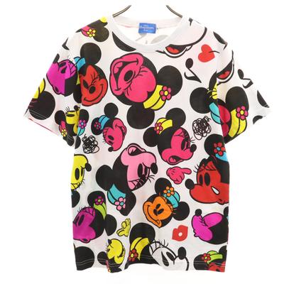 TOKYO DISNEY RESORT Minnie Mouse Short Sleeve T-shirt S White Unisex Men's Used