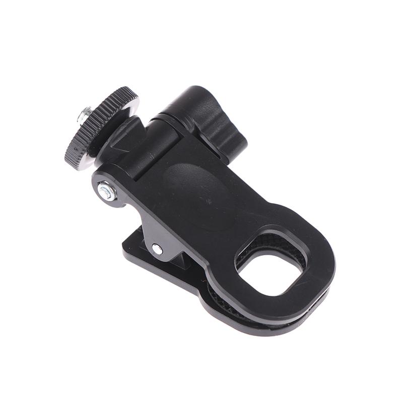 Mini Fill Light Clip Camera Flash Holder With 360 Swivel Ball-Head 1/4 Screw Mount Universal Phone Tripod Tablet Mount Clamp