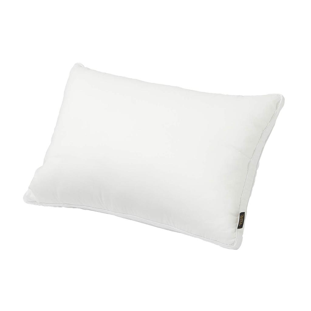 Nishikawa Living Hotel-Style Pillow, White, 43 x 63 cm, Height Adjustable, Fluffy Marshmallow Touch, High Density, Washable, 2433-10463