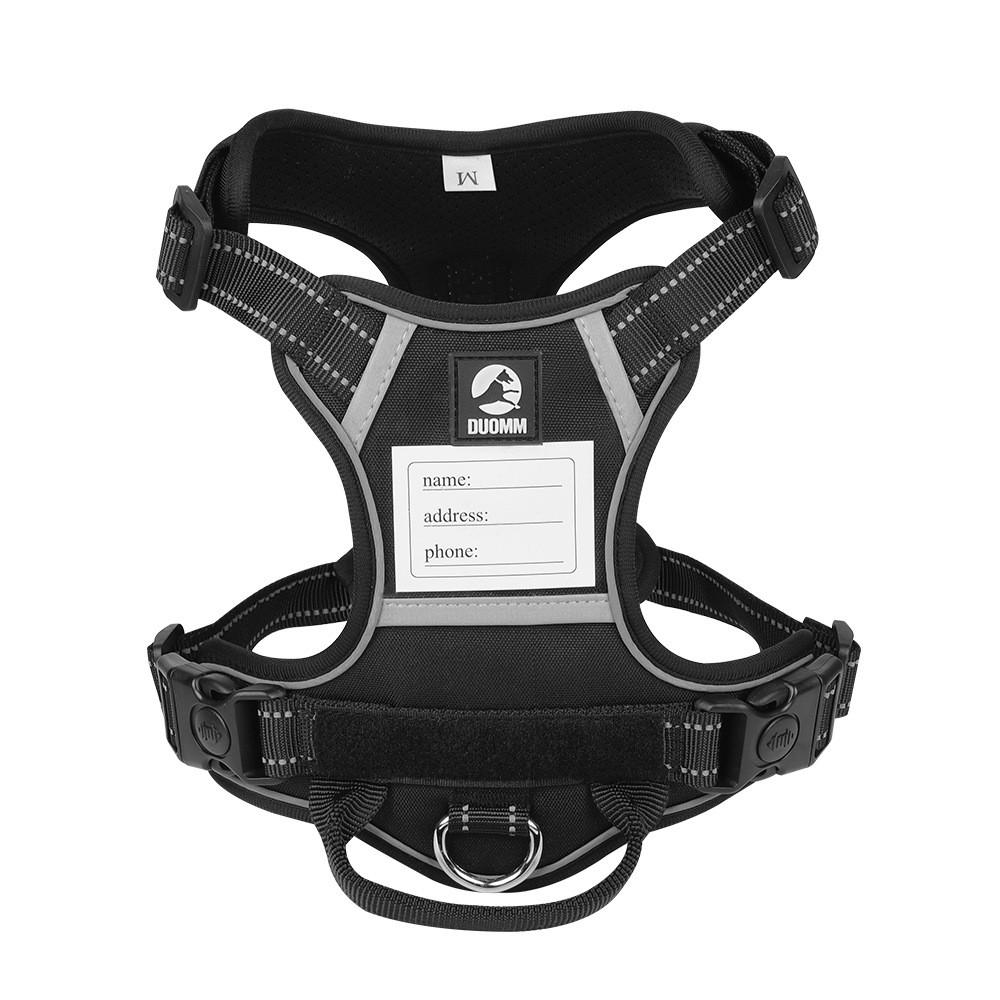 

Oxford Fabric Pet Harness With Reflective Features For Safe Night Walks With Dogs S чёрный
