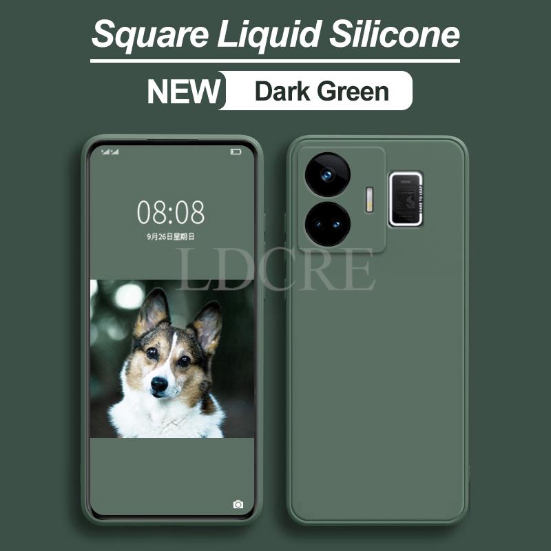 

Для Realme GT3 чехол жидкий силиконовый чехол для Realme GT3 чехол TPU резиновый защитный чехол для телефона Realme GT 3 GT2 Pro чехол Realme GT