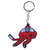 Cartoon Ice Hockey Keychain Ice and Snow Sports Pendant Car Keyring Decorations Jewelry Accessories for Women Men
