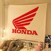 For Honda Motorcycle Racing Flag Polyester Printed Flags Banner Tapestry for Room Garage Decor Theme Backdrop Cloth Accessories VO8