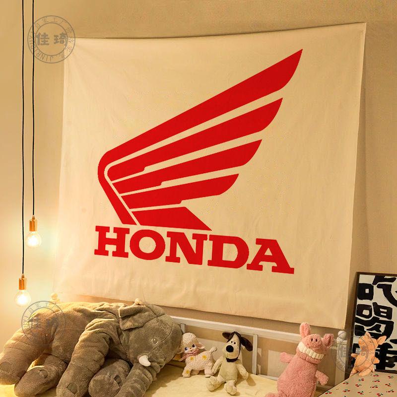 For Honda Motorcycle Racing Flag Polyester Printed Flags Banner Tapestry for Room Garage Decor Theme Backdrop Cloth Accessories VO8
