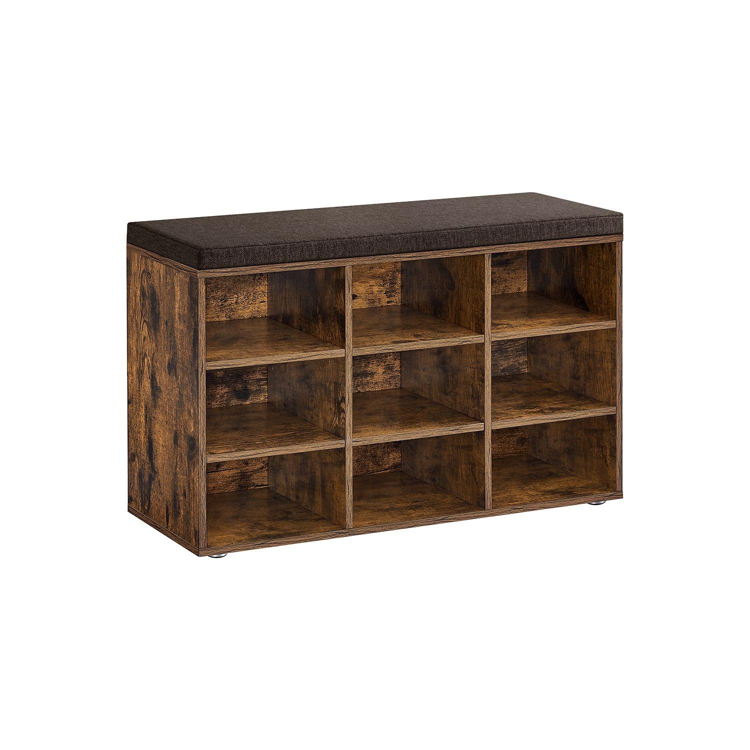 VASAGLE Shoe Bench, Storage Bench with
