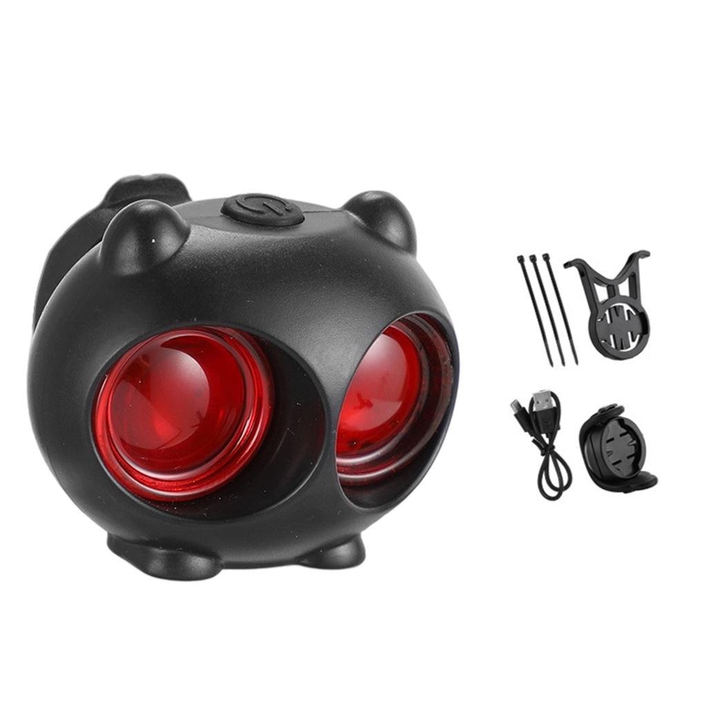 Waterproofs Bicycles Back Light Intelligent Bikes Tail Light Cycling Safety Brake Taillight Brake Sensing Bike Rear Light