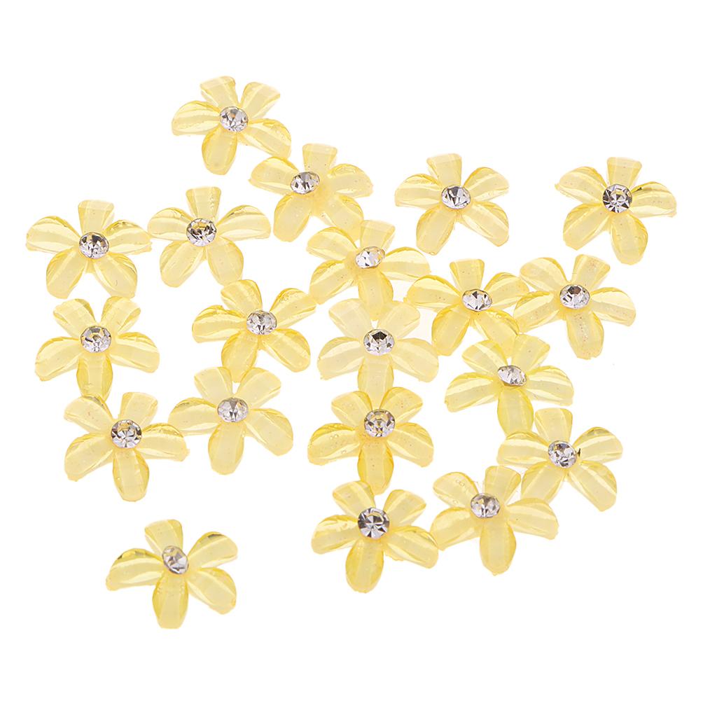 Resin Rhinestone Buttons Crystal Applique Decorative Buttons for Clothes Decoration Sewing Ornaments Craft Projects