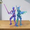 13 Multi-Jointed Action Figures with Weapon Expansion Set Action Figures Toys Action Figure Dummy Desk Decoration Gifts for Him