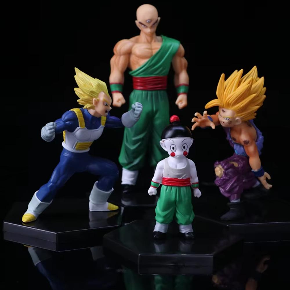 1Set Anime Dragon Ball Z Tenshinhan Figure Chouzoushu Chapter Six Anime Son Gokan Model Toy Gift Collection Action Figure PVC